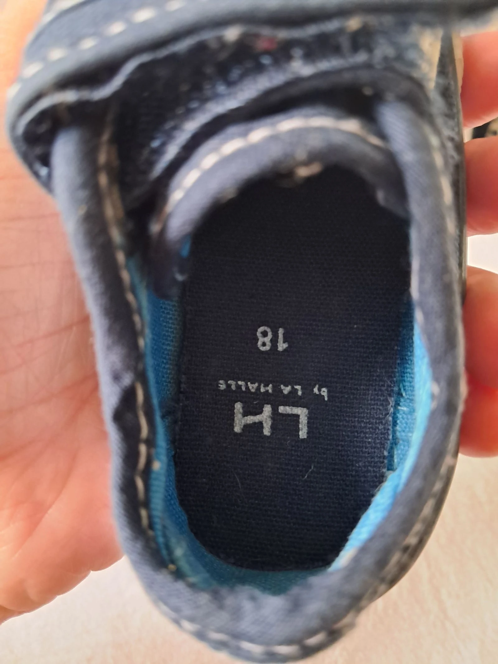 Blue tennis sneakers size 18 – photo 5